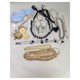 Costume jewelry - necklaces, bracelets, anklets,