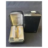 Vintage Seiko gold tone watch