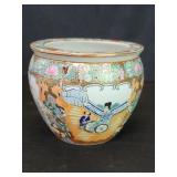 Vintage Chinese porcelain flower pot