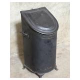 Vintage metal coal scuttle