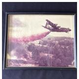 Vintage framed military photo