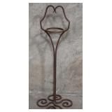 Vintage wrought iron smoke stand