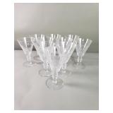 Group of Crystal Stem-ware