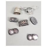Group of sterling silver pieces