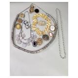 Vintage jewelry - earrings, necklaces,
