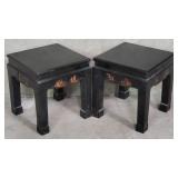 Pair of vintage Asian stand/stool