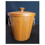 Japanese Mid century teak veneer covered ice