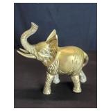 Brass elephant figure
