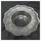 Lalique style glass bowl