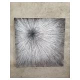 Z Gallerie "Evening Star" mixed media canvas