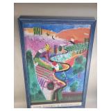 David Hockney "Nichols Canyon" exhibition poster