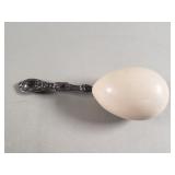 Victorian sterling silver handle sock darner