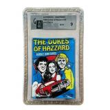 1980 Dukes of Hazzard wax pack graded 9
