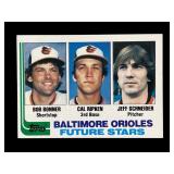 1982 Topps Cal Ripken rookie card