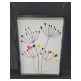 Elle D. "Dancing Alliums" wall art