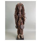 Vintage African doll sculpture