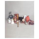 Box of miscellaneous ceramic bells, pottery,