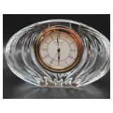 Vintage Marquis by Waterford crystal desk clock