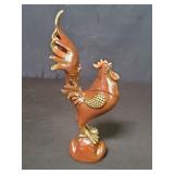 Chinese copper rooster figure