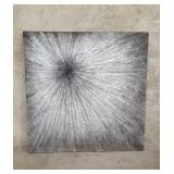 Z Gallerie "Evening Star" mixed media canvas