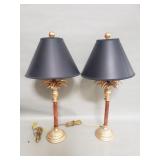 Pair of contemporary Hollywood regency style