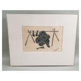 I. Nanogak block print under glass