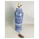 Vintage Studio pottery vase lamp