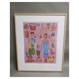 Screenprint "El Ropero de Frida" signed Jose