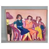 Signed oil on canvas