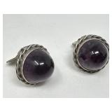 Vintage Mexican sterling silver earrings
