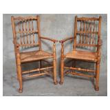 Pair of Stickley Lanacashire-style spindle back
