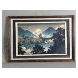 Japanese woodblock of "Kankai-ji Temple in B