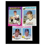 Lot of 1970s Nolan Ryan baseball cards
