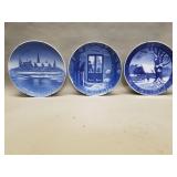 3 1950-59  B & G and Royal Copenhagen plates