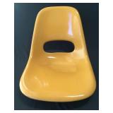 Vintage Krueger fiberglass shell chair atomic