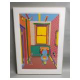 Signed Clayton Pond "The Toilet In My Studio On