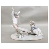 Lladro "See-saw" porcelain figurine