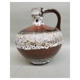Vintage W. Germany volcanic glaze pottery