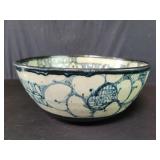 Vintage Japanese large stone ware bowl