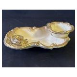 Vintage California pottery console bowl