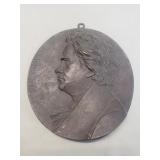 Vintage bronze Beethoven plaque