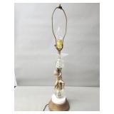 Hollywood Regency-style cherub table lamp on