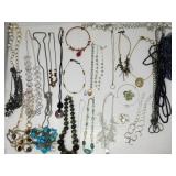 Group of costume jewelry