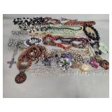 Group of costume jewelery