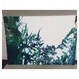 Signed Harta Huszynska "Wildness" oil on canvas