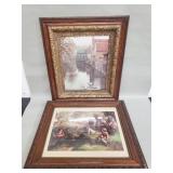 Pair of nicely framed prints