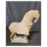 Chinese Tang Dynasty style terracotta horse figure