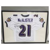 Signed Chris McAllister Baltimore Ravens jersey