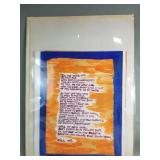 Lauralton Ann Bogin signed watercolor