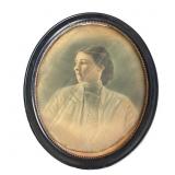 Antique framed portrait